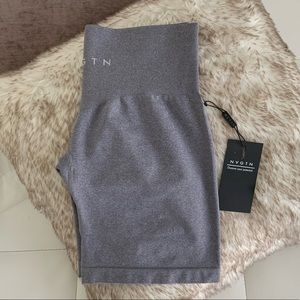 NVGTN Grey Pro Shorts Size S